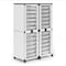 Luxor Modular Classroom Storage Cabinet - 4 stacked modules with 24 small bins MBS-STR-22-24S - alternate 1